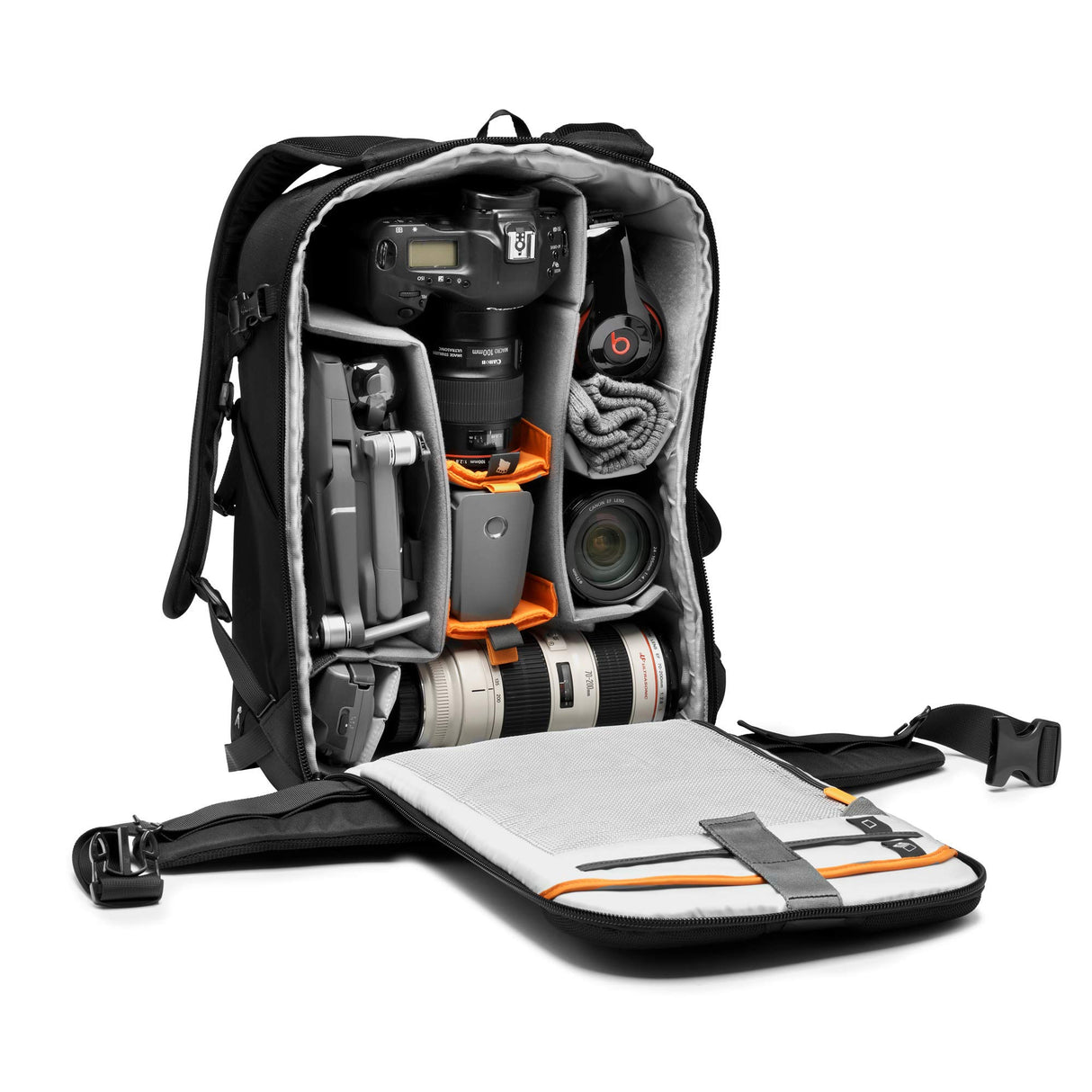 Lowepro Flipside BP 400 AW III Mochila para Cámara Sin Espejo y DSLR - negro - acceso posterior - acceso lateral - Divisores Ajustables - para Cámaras como Sony α7 - LP37352-PWW