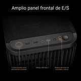 ASUS ProArt PA401, Chasis ATX con Panel de Vidrio Templado, Compatible con GPU de hasta 314 mm, Dos Ventiladores de 160 mm, Bloqueo del Panel Lateral, Soporte para Fuente de alimentación extraíble