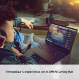 HP OMEN by HP 16-b1020ns - Ordenador portátil de 16.1" Quad HD (Intel Core i7-12700H, 16GB RAM, 512GB SSD, 165 Hz, NVIDIA GeForce RTX 3070 Ti, Sin Sistema Operativo) Negro - Teclado QWERTY Español