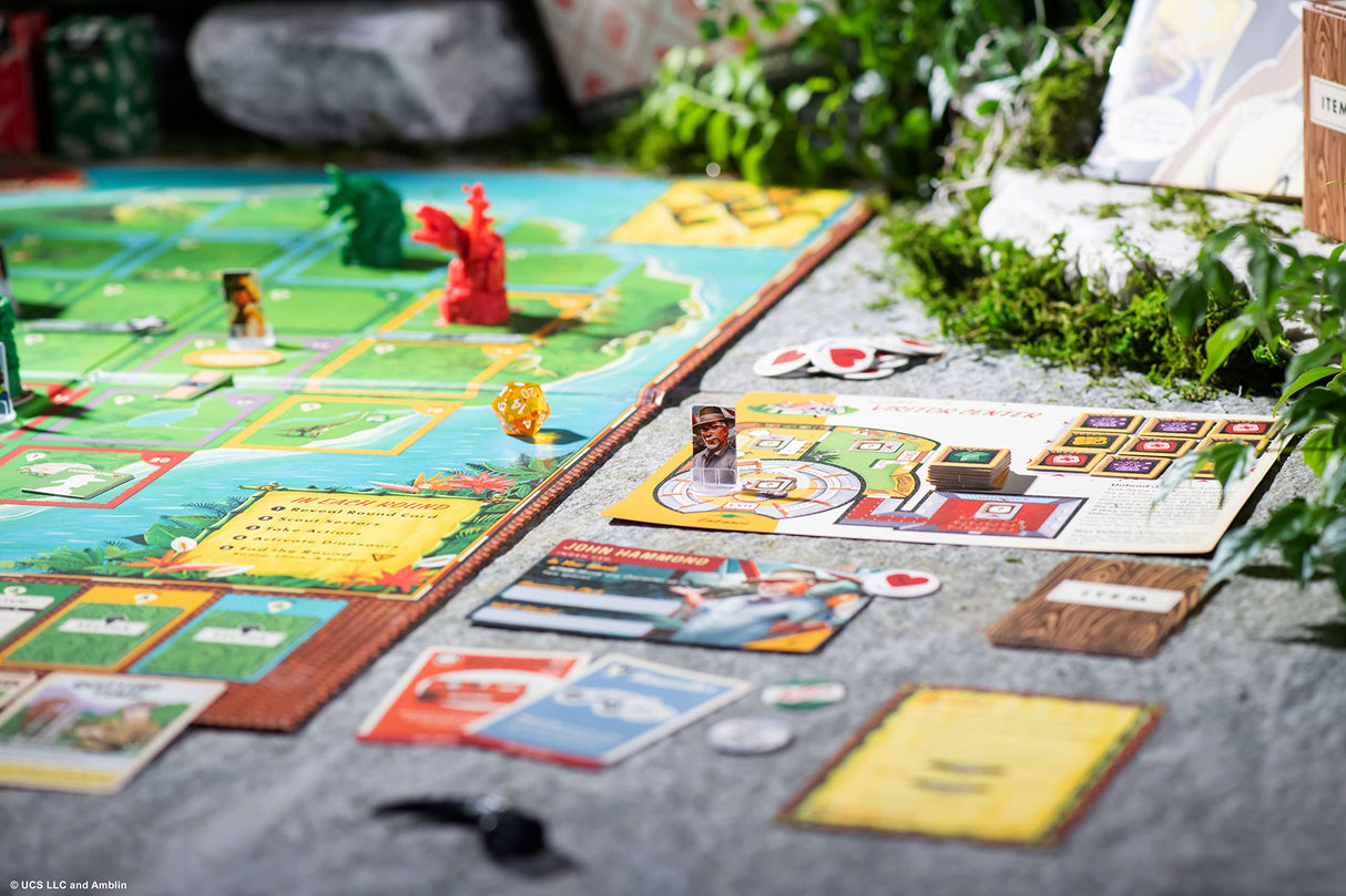 Funko Games - Jurassic Park: The Legacy of Isla Nublar Strategy Adventure Board Game - for Kids & Adults Age 10 Years Up - Family, 56323