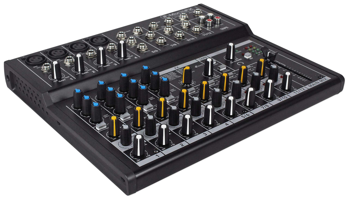 MACKIE Mix12FX mezclador analógico de 12 canales con efectos y ecualizador de 3 bandas
