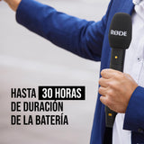 RØDE Interview Pro - Micrófono inalámbrico Interview Pro con Condensador y cápsula de Calidad de transmisión y grabación Interna de 32 bits para creación de Contenido, Medios y entrevistas.