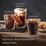 Siemens - Cafetera superautomática EQ700, pantalla Touch&Slide, coffeeWorld, Home Connect, acero inoxidable y blanco, TQ715R03