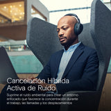 Epos Auriculares inalámbricos Adapt 660 USB-C – Bluetooth, ANC híbrido, Certificado UC, reducción de Ruido, batería 30 h, conexión Dual, Sonido estéreo Premium, Comodidad sobre Oreja, Negro