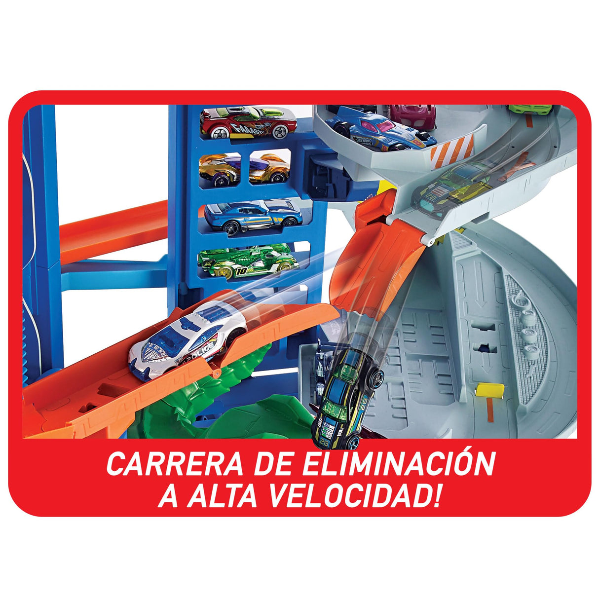 Hot Wheels Ultimate Garage, Garaje y Pista para Coches de Juguete (Mattel GJL14)
