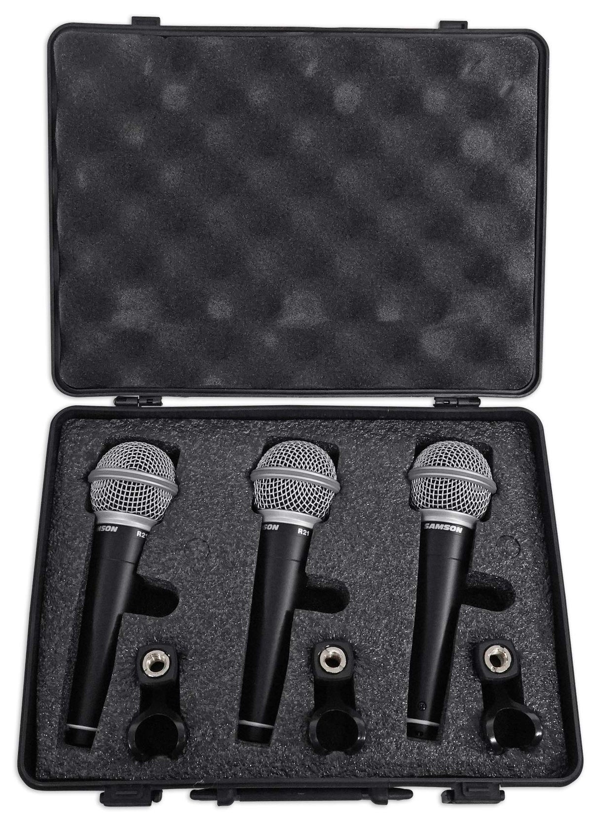 Samson R21S 3 Pack - Maleta 3 micrófonos R21