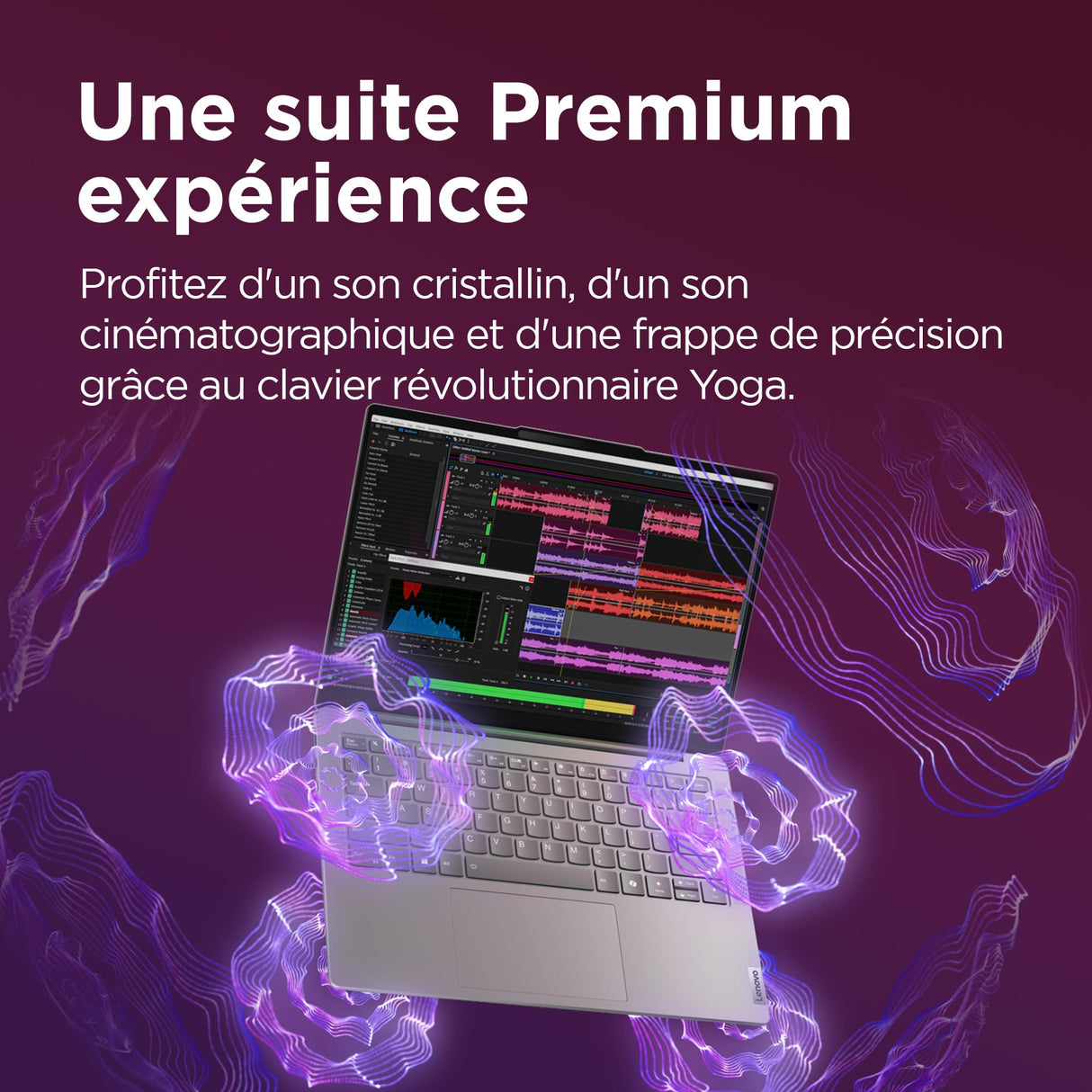 Lenovo Yoga Slim 7 14IMH9 – Ordenador portátil WUXGA OLED (Intel Core Ultra 5 125H, RAM 16GB, SSD 512GB, Intel ARC Graphics,Windows 11 Home), Teclado retroiluminado AZERTY FR – Lunar Gris