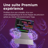 Lenovo Yoga Slim 7 14IMH9 - Ordenador portátil WUXGA de 14" (Intel Core Ultra 7 155H, RAM de 16 GB, SSD 512 GB, Intel ARC Graphics,Windows 11 Home), Teclado retroiluminado AZERTY FR - Lunar Gris