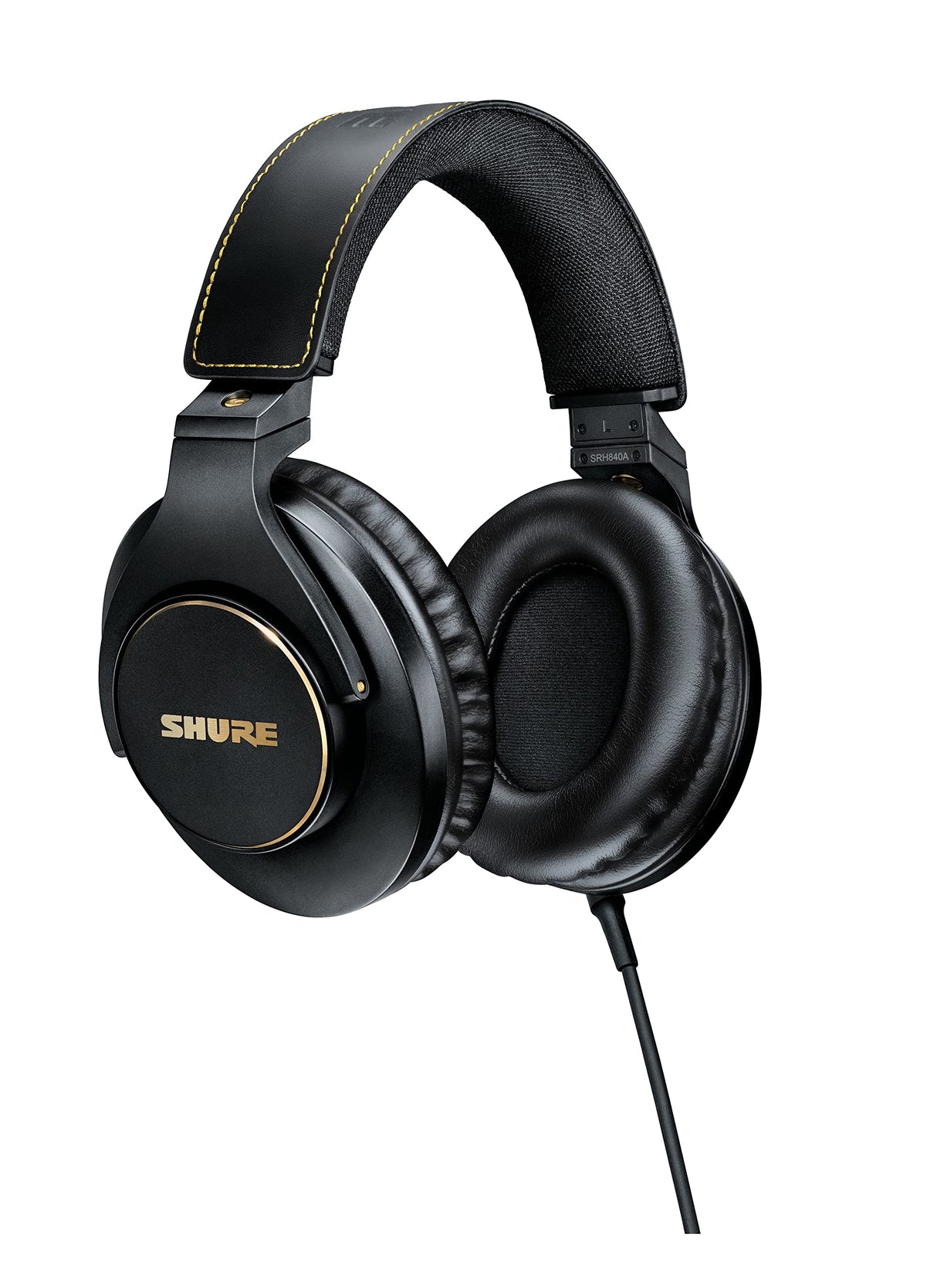 Shure SRH840A Auriculares con Cable de oído para Escuchar y monitoreo crítico, Profesionales, Sonido detallado, diseño Ajustable y Plegable