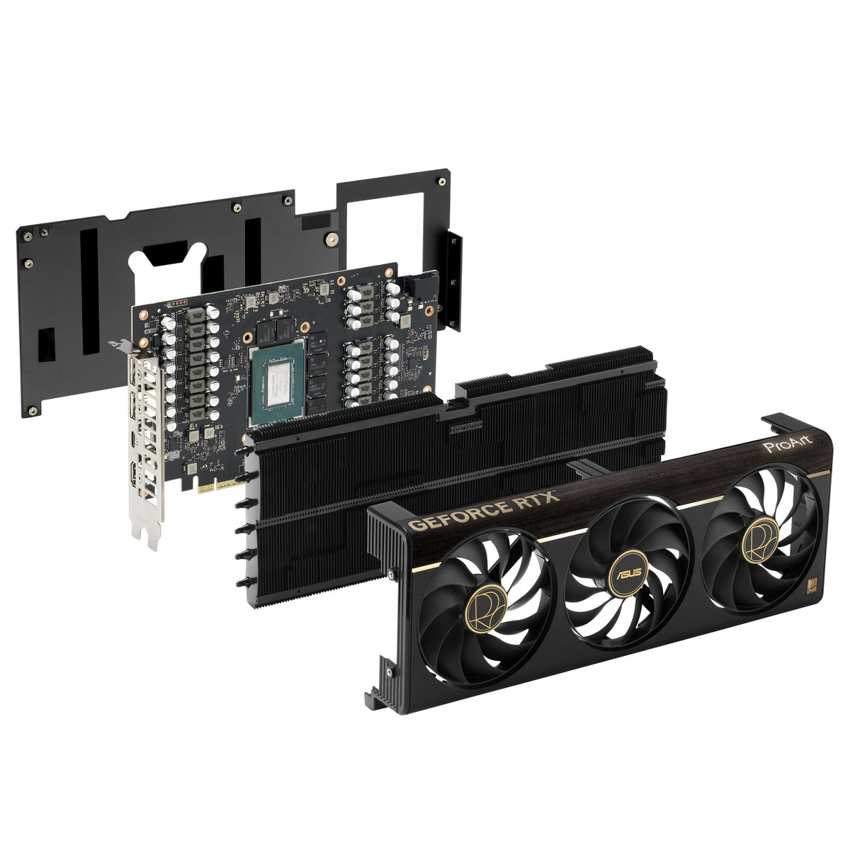 ASUS ProArt GeForce RTX 5080 16GB OC Edition GDDR7 Content Creation - Tarjeta gráfica (NVIDIA Blackwell, DLSS 4, Gaming, 2,5-Slot, PCIe 5.0, 1 USB-C, 1 HDMI 2.1b, 2 DisplayPort 2.1b, PROART-RTX5080