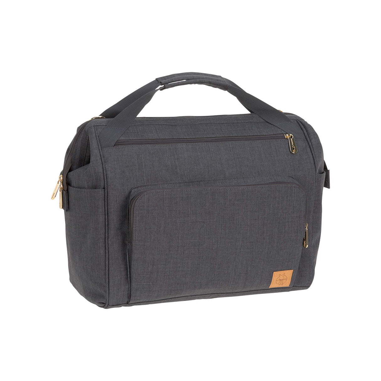 Lässig Goldie Twin Bag - Bolsa para pañales, bolsa de bebé, con función mochila incluida - antracita