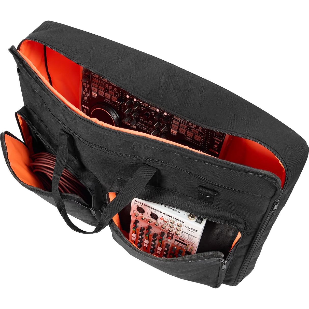 VEVOR Bolsa Acolchada para Mezclador de DJ, Tela Oxford 1200D, Bolsa de Transporte para Equipo de DJ con Bolsillo de Almacenamiento, Correa de Hombro Extraíble, 830 x 220 x 520 mm de Dimensiones