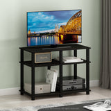 Furinno Romain Turn-N-Tube Soporte de TV para Televisores de hasta 40 Pulgadas, Espresso/Negro