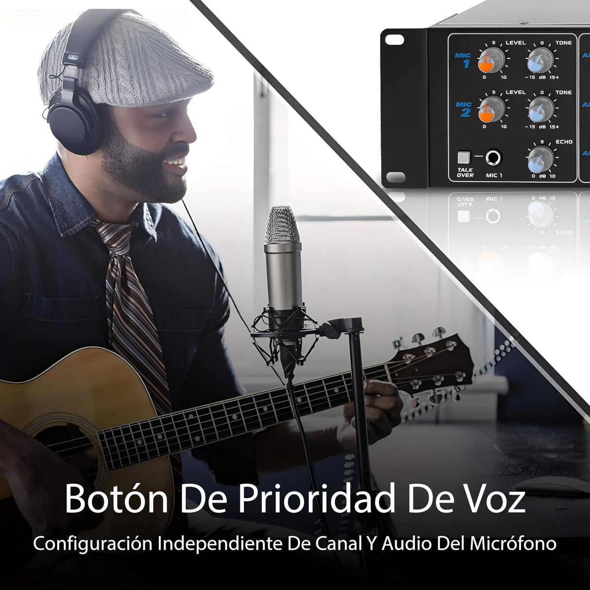 Pyle Amplificador de Sonido, 4000W, Bluetooth, Inalambrico, Sistema de Caja de Receptor Estereo, para el hogar, 8 Canales, RCA, USB, AUX, Altavoces, PA, Teatro, Estudio, Escenario