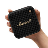 Marshall Willen II Altavoces inalámbricos Bluetooth 17 Horas de reproducción IP67 Carga rápida a Prueba de Agua - Negro y latón