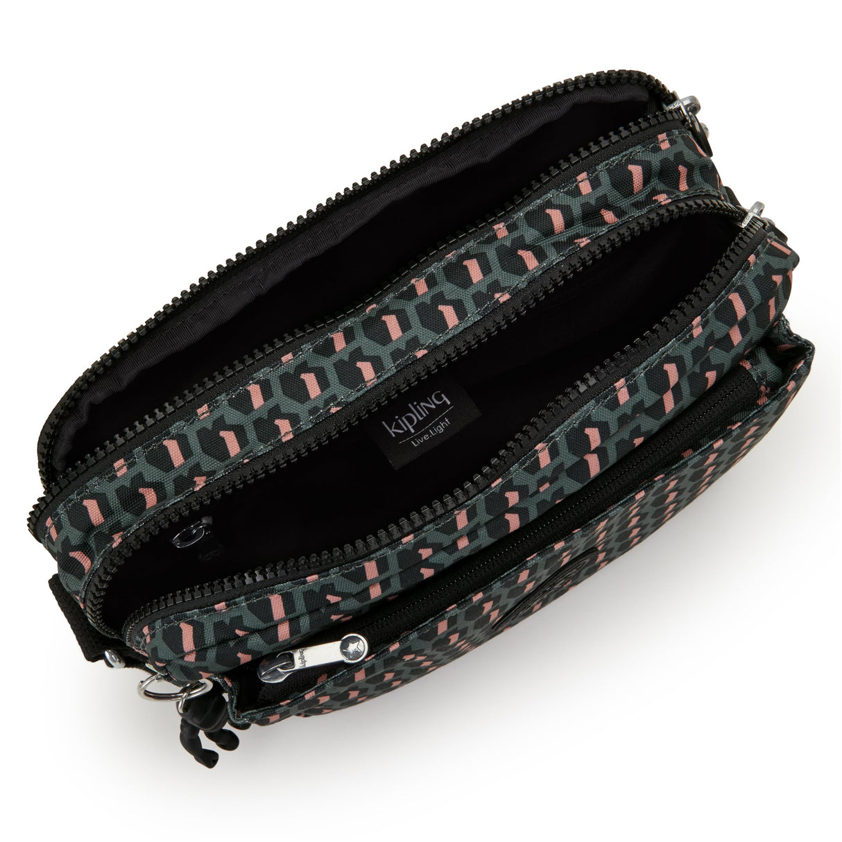Kipling Abanu M, Bolso con Bandolera para Mujer, Talla única, 3D K Pink