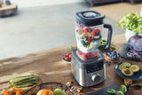 Philips Avance Collection HR3868/01 - Licuadora (2 L, 45000 RPM, Botones, Giratorio, LED, Batidora de vaso, Negro, Acero inoxidable, Transparente)