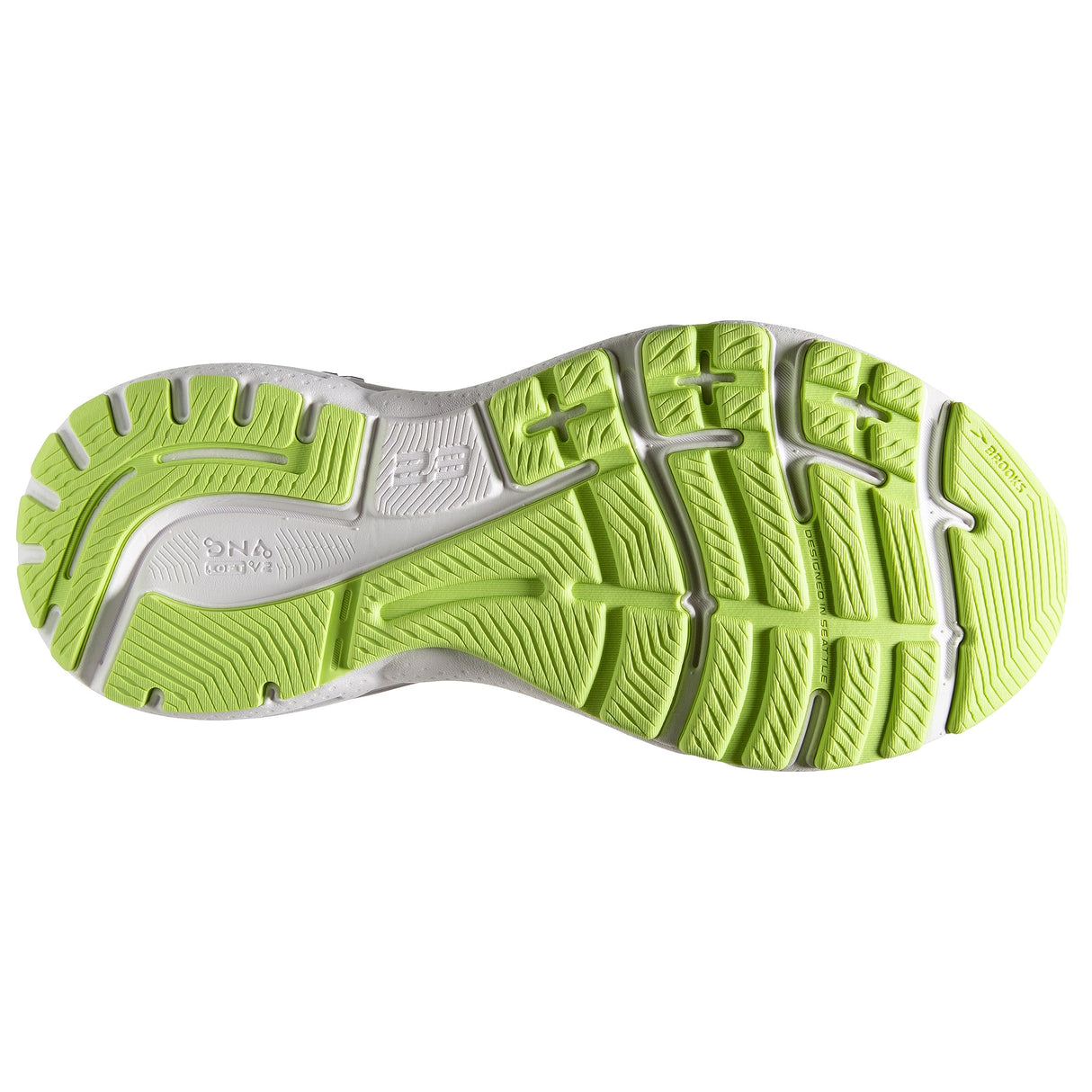 Brooks Adrenaline Gts 23, Sneaker Mujer, Negro Black Gunmetal Sharp Green 1d0, 35.5 EU