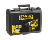STANLEY FATMAX Martillo percutor SDS Plus 1.250W, Impacto 3.5J, Velocidad 850rpm, 3 Funciones de Golpeo, Incluye Maletín de Transporte y Accesorios Gama FATMAX, FME1250K-QS