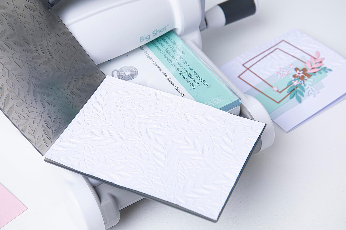 Kit para principiantes de troquelado y estampado manual Sizzix Big Shot (6 pulgadas) | Fabricación de tarjetas, manualidades con papel, álbumes de recortes