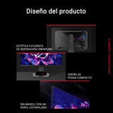 ASUS ROG Strix OLED XG27ACDNG - Monitor Gaming con Panel QD-OLED 1440p de 27 Pulgadas, 360 Hz, 0,03 ms, antiparpadeo, Care+, Brillo Uniforme, Compatible con G-Sync