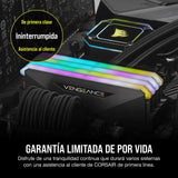 Corsair Vengeance RGB RT 32GB (2x16GB) DDR4 3600MHz C18 Memoria de Sobremesa (Iluminación Dinámica RGB, Optimizado para AMD 300/400/500 Series, Compatible con Intel 300/400/500 Series) Negro