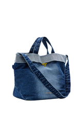 Desigual Priori Litu, Accessories Denim Shopping Bag Mujeres, Azul