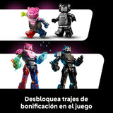 LEGO Fortnite Líder del Equipo Meca - Kit de Maquetas para Adultos para Exponer - Figura Articulada con Espada de Juguete y Minifigura - Regalo Gamer Coleccionable para Fans del Videojuego 77078