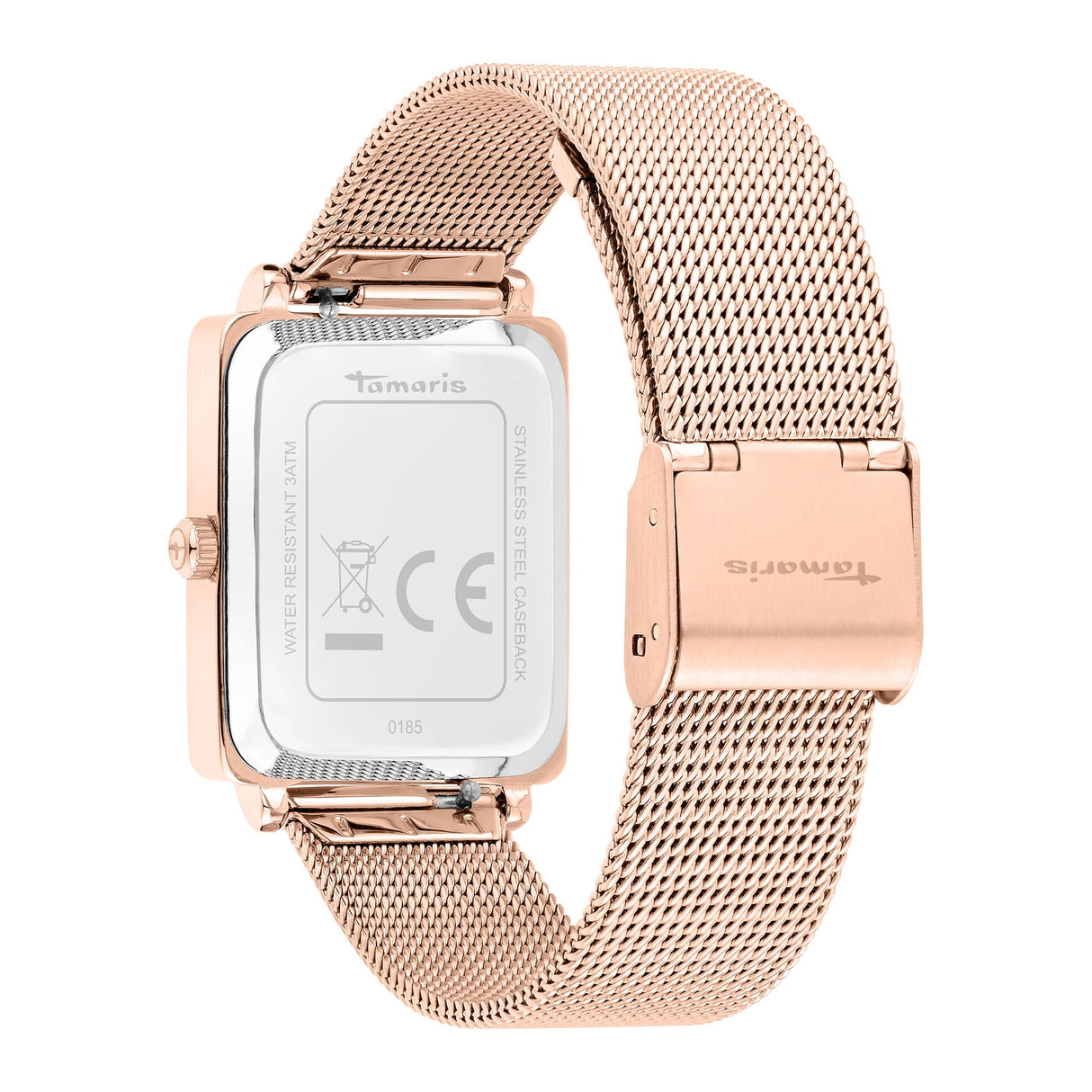 Tamaris Reloj Analógico para Mujeres de Cuarzo con Correa en Acero Inoxidable TT-0185-MQ