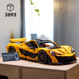 LEGO Technic McLaren P1 Maqueta de Coche a Escala para Adultos - Regalo para Padres - Hipercoche de Carreras - Kit de Maquetas - Decoración del Hogar y Estantería 42172