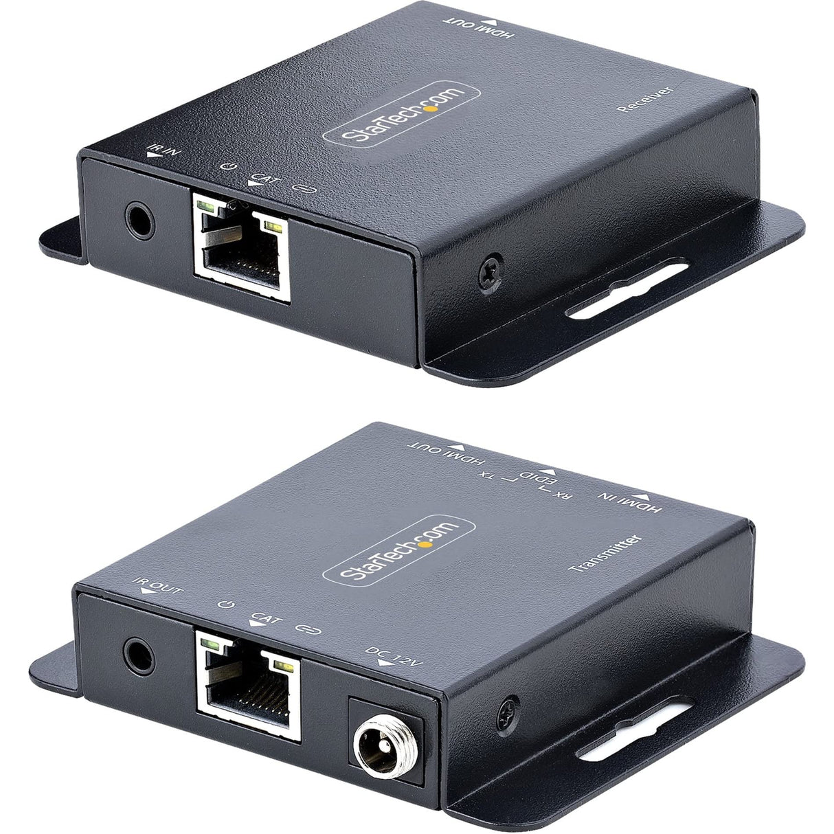 StarTech.com Extensor HDMI por CAT5/CAT6, 4K de 30Hz para 39m o 1080p para 70m, Alargador HDMI, Juego Transmisor y Receptor PoC HDMI, Infrarrojos - para Vídeo Local (EXTEND-HDMI-4K40C6P1)