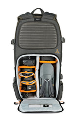 Lowepro Flipside 350 AW - Mochila para Cámara Fotográfica DSLR y varias Lentes, Bolsa para la Cámara, la Tablet, Accesorios de Fotografía, Trípode - Color Gris