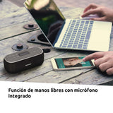 TechniSat VIOLA BT 1 - Altavoz portátil Bluetooth con Radio Digital Dab+ (FM, Dab, Temporizador de Alarma, Memoria de Favoritos, LCD, función de Manos Libres, Entrada AUX, 6W) Negro/Gris