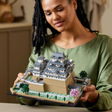 LEGO 21060 Architecture Castillo de Himeji, Set de Construcción de Maquetas para Adultos, Regalo para Aficionados a la Jardinería Creativa y a la Cultura Japonesa, Incluye Cerezos en Flor Construibles