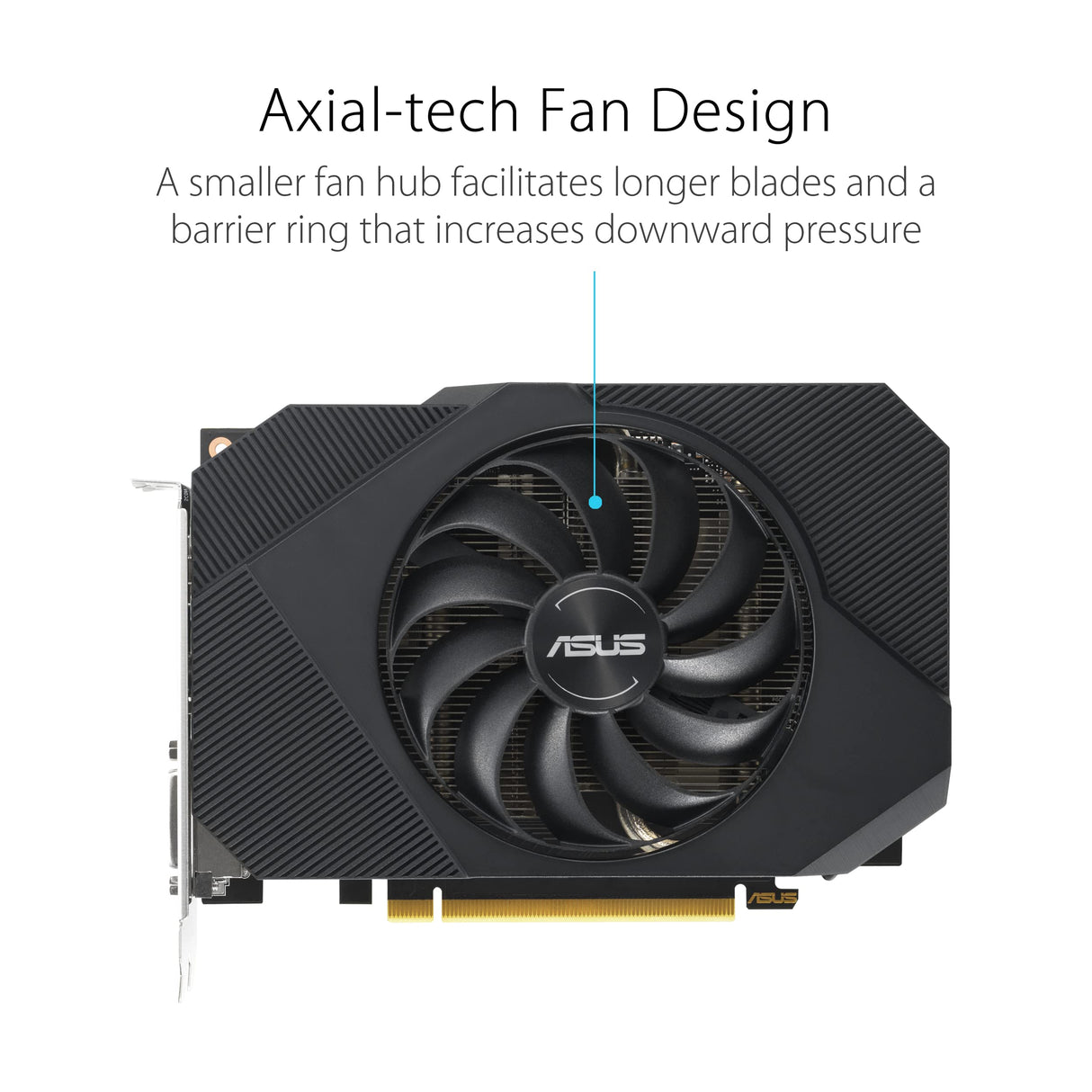 ASUS Phoenix NVIDIA GeForce RTX 3050 V2 - Tarjeta Gráfica Gaming (PCIe 4.0, 8GB GDDR6, HDMI 2.1, DisplayPort 1.4a, Ventiladores Axial-tech, Placa de Protección, Auto-Extreme)