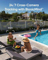 eufy Security eufyCam E330 (Profesional) con 4 cámaras, Seguridad 4K, grabación Continua, enchufable, NVR con Wi-Fi, Disco Duro de 1 TB, 10 Canales, Almacenamiento Local, sin cuota mensual