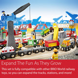 BRIO World - Set de Carga de montaña, Circuito de Tren con Accesorios, 49 Piezas, Edad 3+ Años