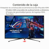 ASUS ROG Strix XG438QR - Monitor Gaming 43", Plano, 4K (3840x2160, VA,16:9, HDMIx3, Display Port, USB 3.0 x2, 120 Hz, 4ms, FreeSync Premium Pro, DisplayHDR 600, Shadow Boost, Altavoces 10W x2), Negro