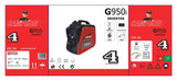 Campeón G-950i - Generador con bajo consumo de combustible, a gasolina, Rojo, Negro.