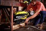 RYOBI - Cortacésped Eléctrico Inalámbrico a Batería 18V One+ Ø33cm - Recoge y Mulching - Gran Autonomía - Compacto y Fácil de Almacenar - Se Entrega con 1 Obturador - OLM1833B