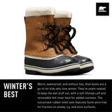 Sorel Yoot Pac TP Boot WP, Botas de nieve impermeables, Unisex niños, mesquite Youth Collection 2024, 38 EU