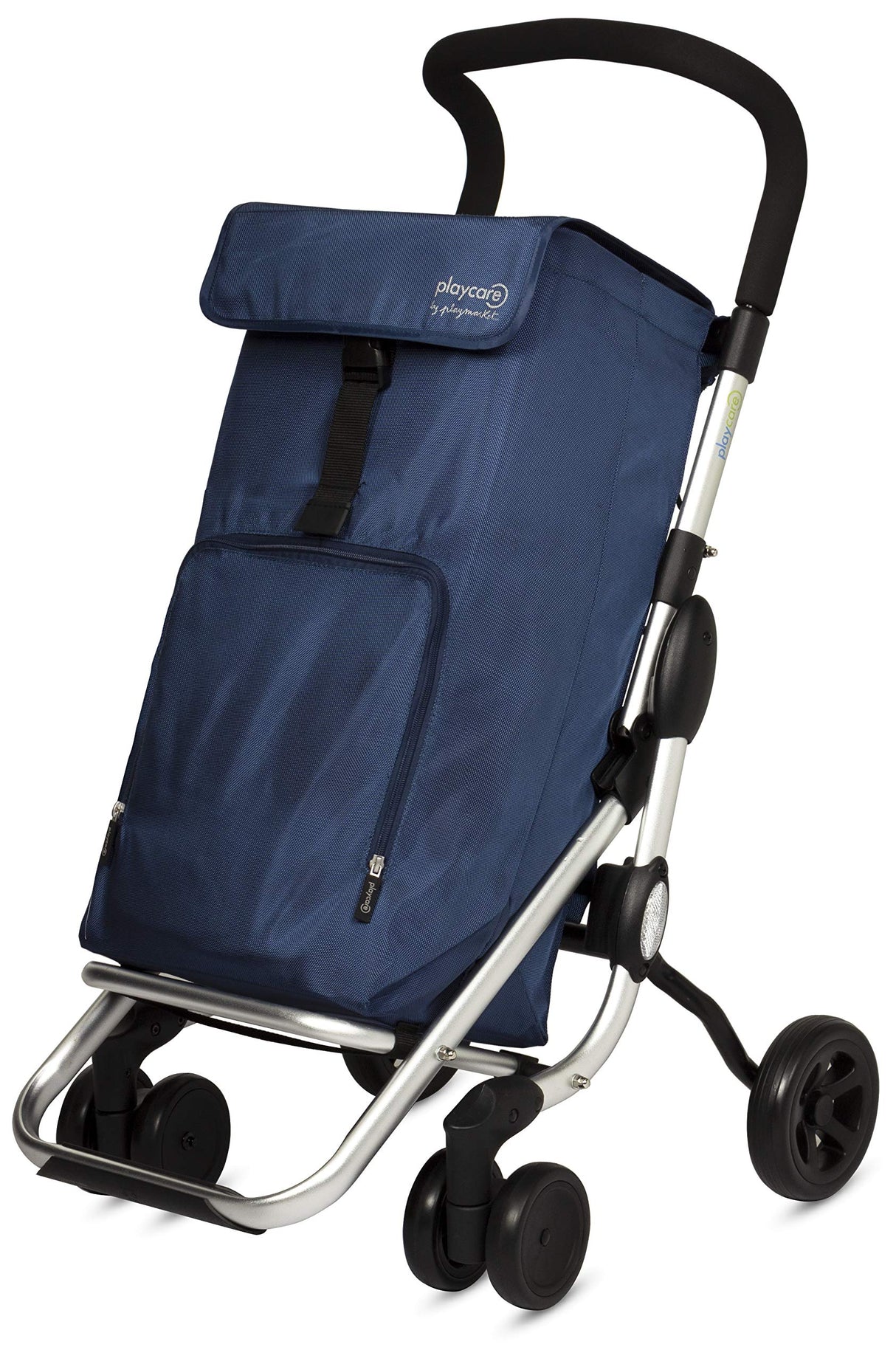 Playmarket Playcare. Carro de la Compra con Manillar ergonomico Regulable. Ruedas Delanteras giratorias. Capacidad 39,5L