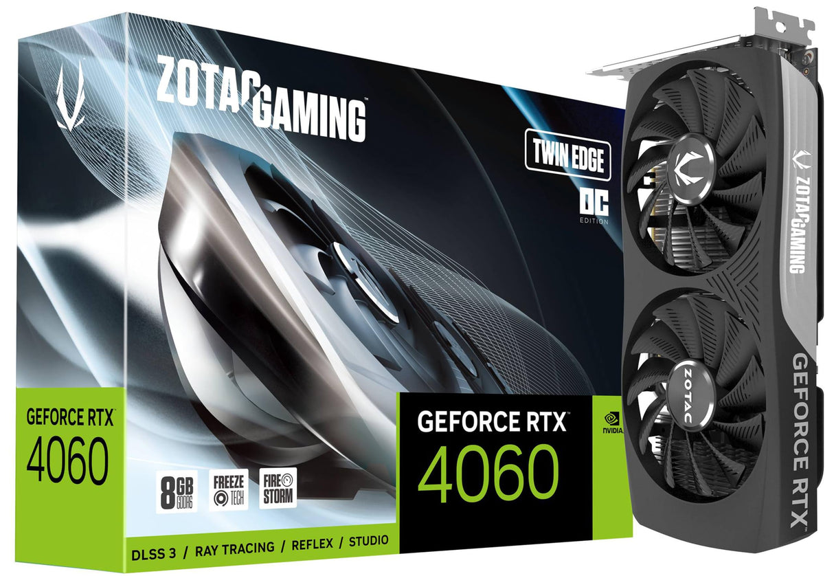 ZOTAC Gaming GeForce RTX 4060 Twin Edge NVIDIA 8 Go GDDR6