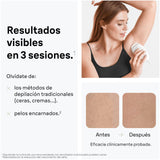 Braun Luz Pulsada Silk-Expert Mini Depiladora IPL, Reducción Del Vello En Casa, Tamaño Compacto, Alternativa a Depilación Láser, Fácil, Segura Y Eficiente, Blanca/Plateada, PL1100