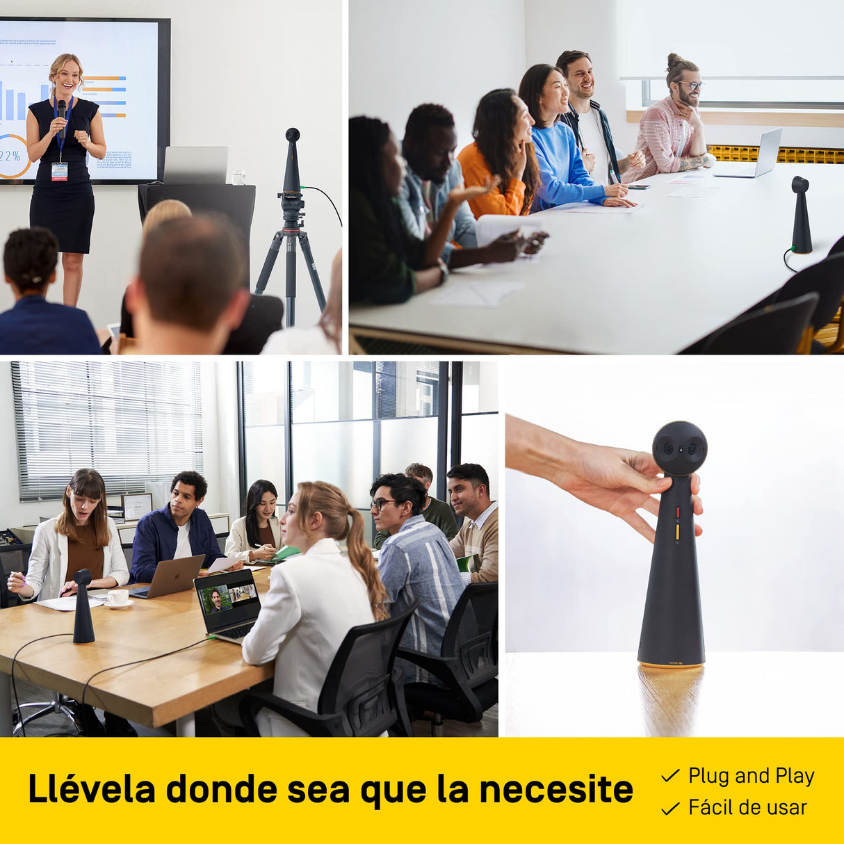 IPEVO Totem 180 Degree 4K conferencing Camera