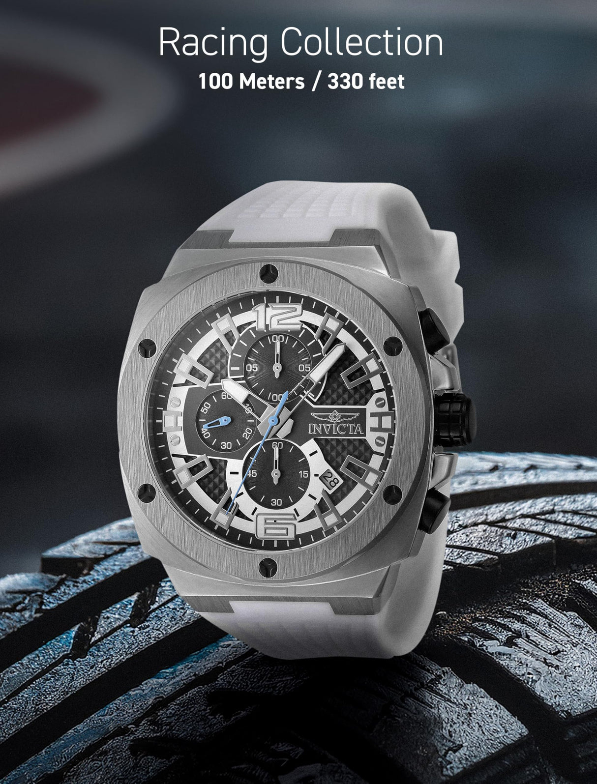 INVICTA Racing Reloj Cuarzo para Hombre de Acero Inoxidable - 47mm