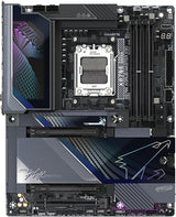 GIGABYTE X870E AORUS Master X3D Motherboard - Supports AMD Ryzen 9000 Processors, 18+2+2 Phase Digital VRM, up to 9000MHz DDR5 (O.C.), 2xPCIe 5.0 + 3xPCIe 4.0, Wi-Fi 7, 10GbE LAN, USB 4