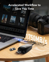 Lexar Professional Silver Series 256GB Tarjeta CFexpress Tipo B, Tarjeta CFe Lectura de hasta 1750 MB/s, Adopta PCIe Gen3x2, Tarjeta de Memoria CF Compatible con DSLR, cámara XQD (LCXEXSL256G-RNENG)