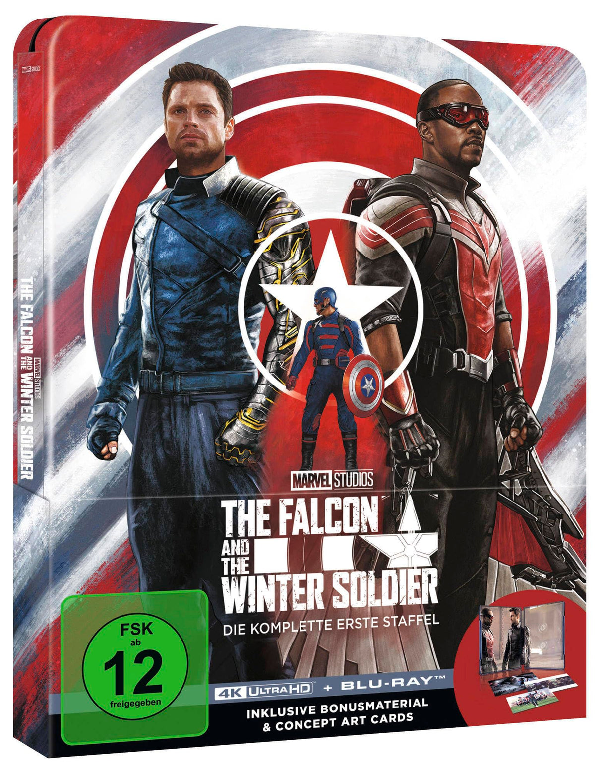 The Falcon and the Winter Soldier - Staffel 1 - Limited Edition (2 4K Ultra HD) (+ 2 Blu-ray) [Blu-ray]