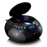 Lenco SCD-341BK - Boombox con Radio Dab+/ FM y Bluetooth, Color Negro